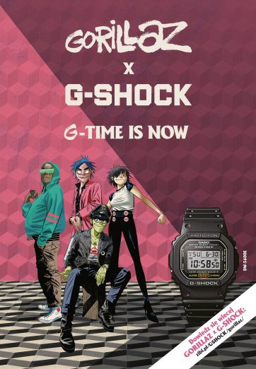 2 X G! Ekskluzywna współpraca GORILLAZ X G-SHOCK w Time Trend