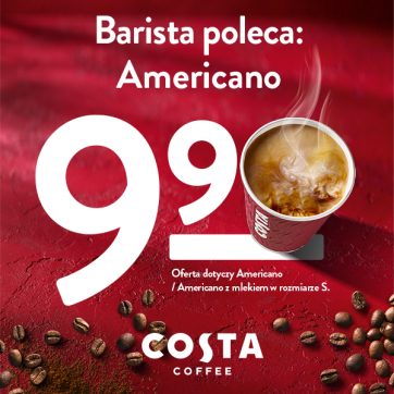 Costa Coffee zaprasza na pyszną kawę!