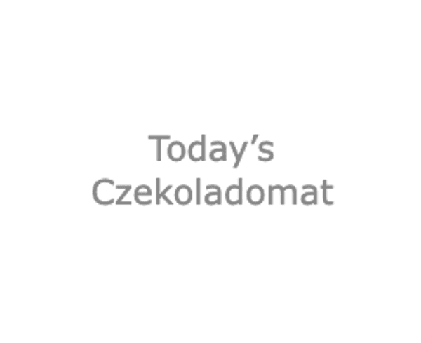 Today’s Czekoladomat