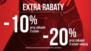 EXTRA RABATY W LEE WRANGLER TARGÓWEK!!