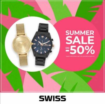 Pogłębiamy letnią wyprzedaż! SUMMER SALE do -50%  w butikach SWISS!