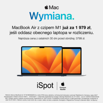 MacBook Air. Wymiana. w iSpot.