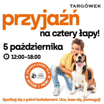 Przyjaźń na cztery łapy w CH Targówek