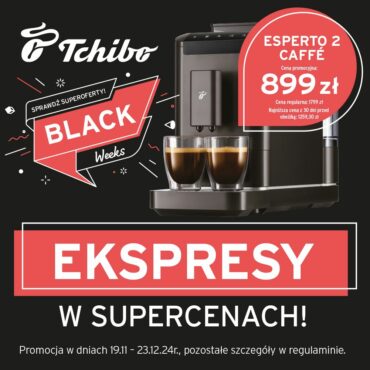 Ekspresy w super cenach w Tchibo!