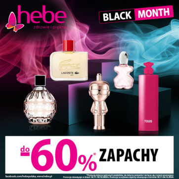 BLACK MONTH- Zapachy do – 60%