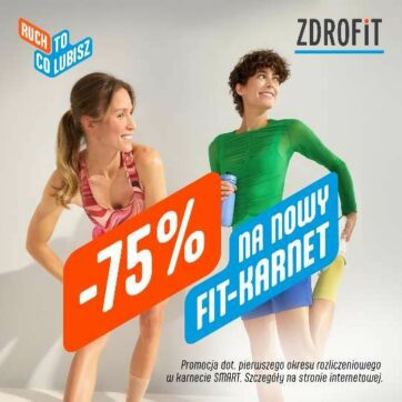 Zacznij ćwiczyć 75% taniej!