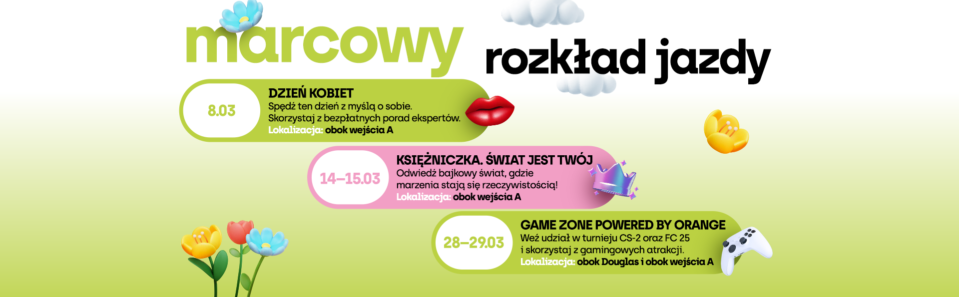 Marcowy rozkład jazdy