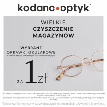 Wielkie czyszczenie magazynów! Wybrane oprawki za 1 zł!