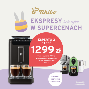 Ekspresy w super cenach w Tchibo!